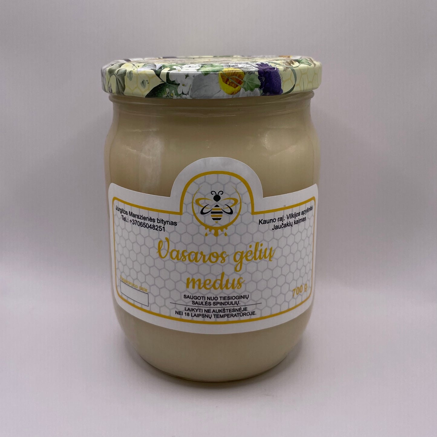 Vasaros gėlių medus